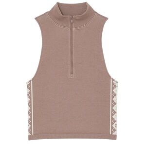 Pink by Victoria’s Secret Winter Seamless Half-Zip Tank Top